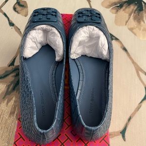 Tory Burch blue shoes